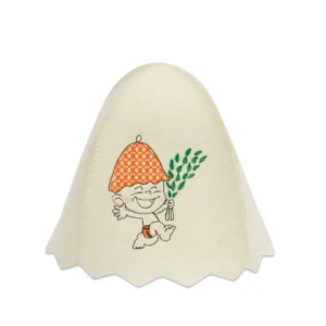 Czapka do sauny dziecięca dziecko w saunie