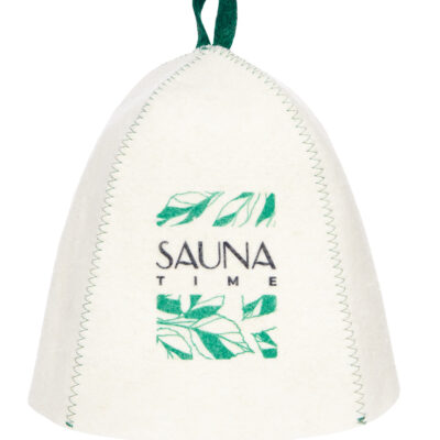 Czapka do sauny nadruk Sauna Time
